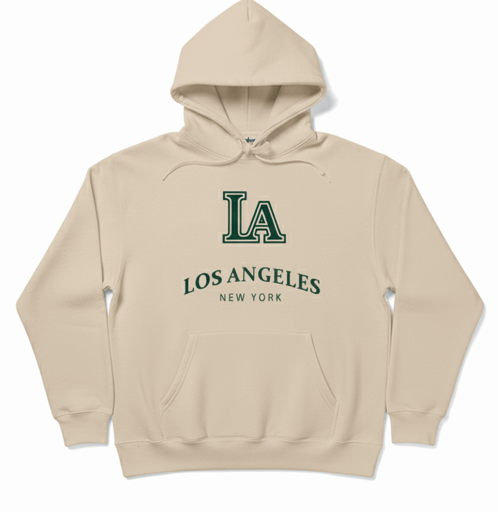 LA NY Embroidered Hoodie
