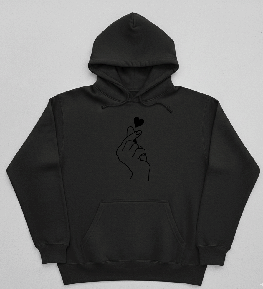 Korean Heart Hoodie