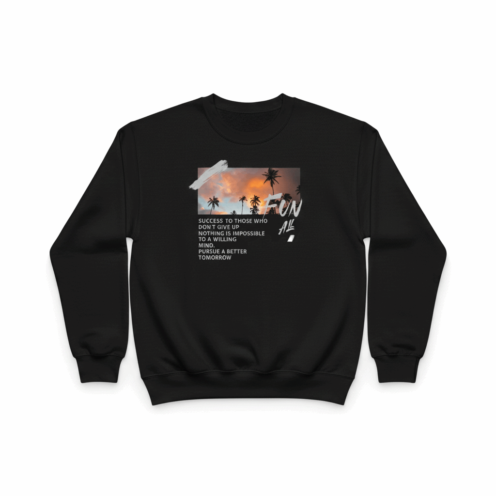 "Inspirational Island Sunset Sweatshirt