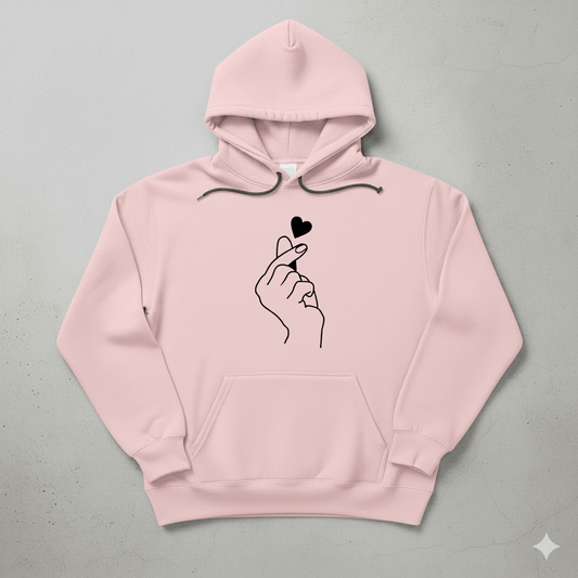 Korean Heart Hoodie