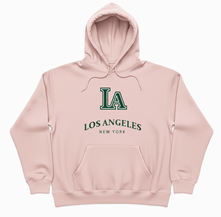 LA NY Embroidered Hoodie
