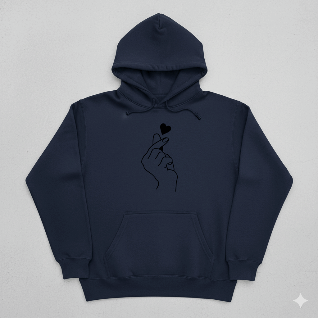 Korean Heart Hoodie