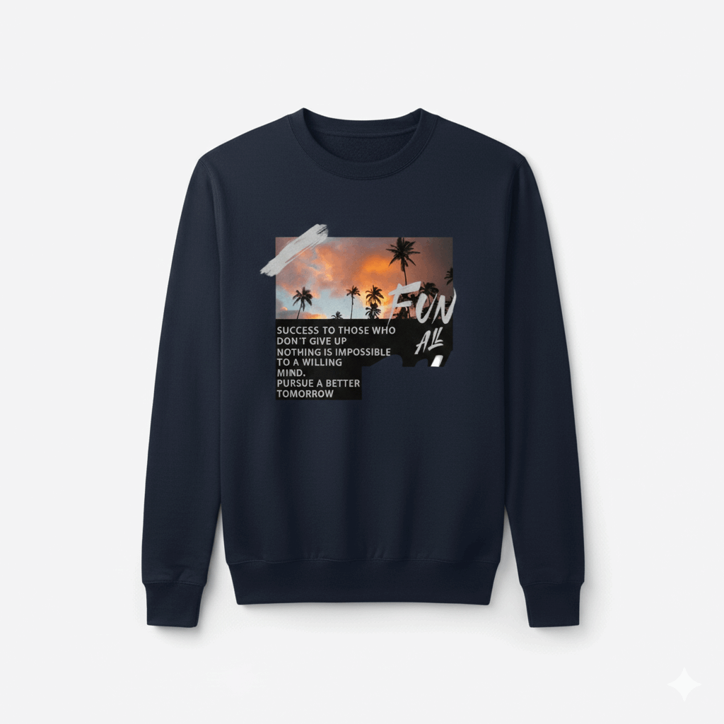 "Inspirational Island Sunset Sweatshirt