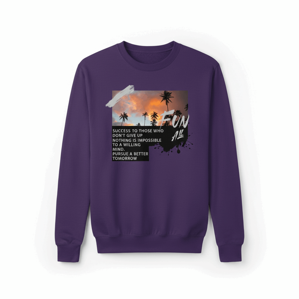 "Inspirational Island Sunset Sweatshirt