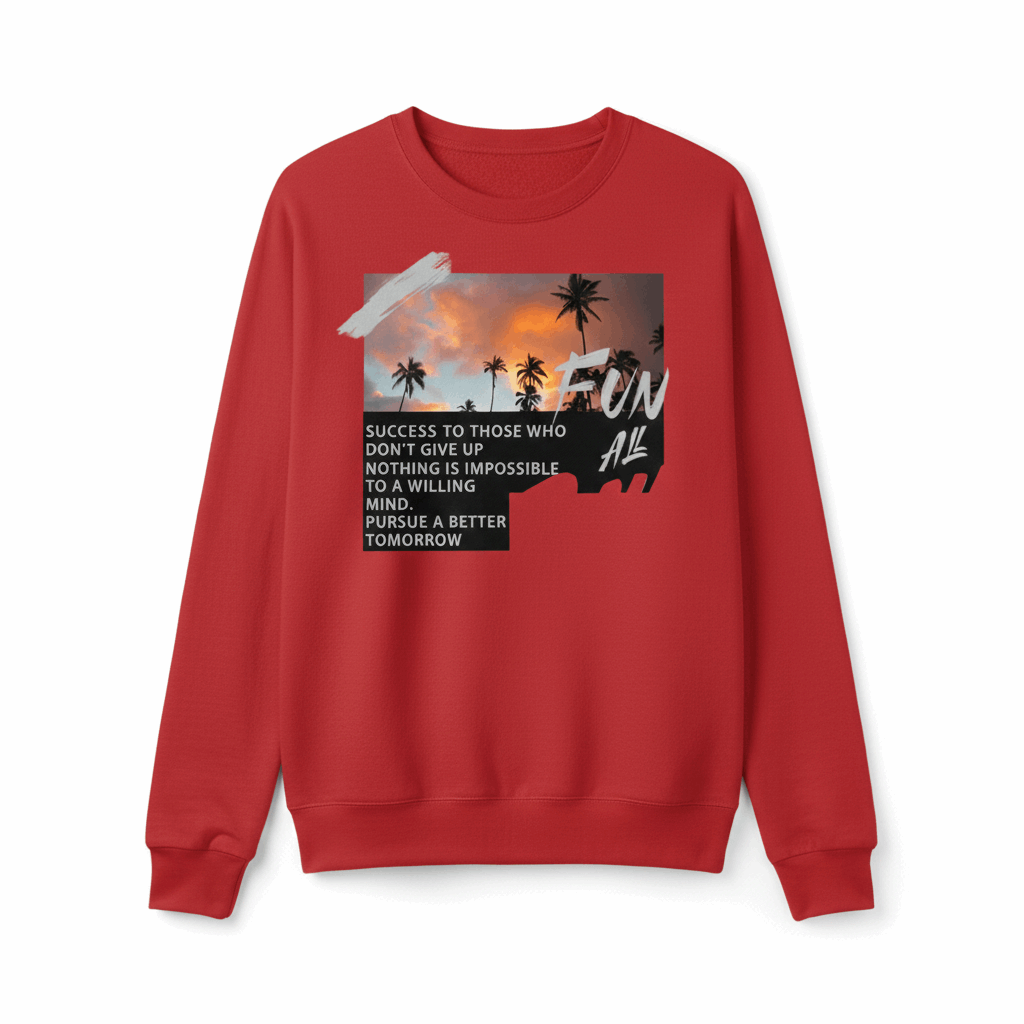"Inspirational Island Sunset Sweatshirt