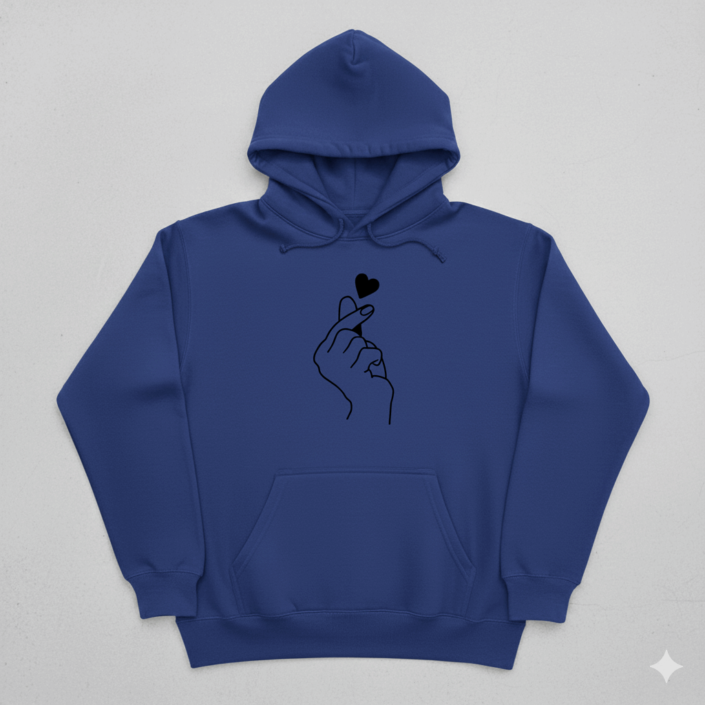 Korean Heart Hoodie
