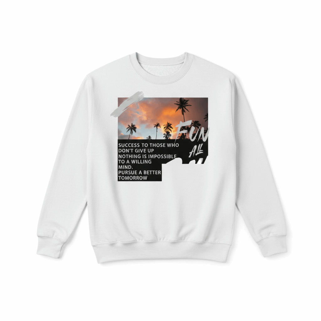 "Inspirational Island Sunset Sweatshirt