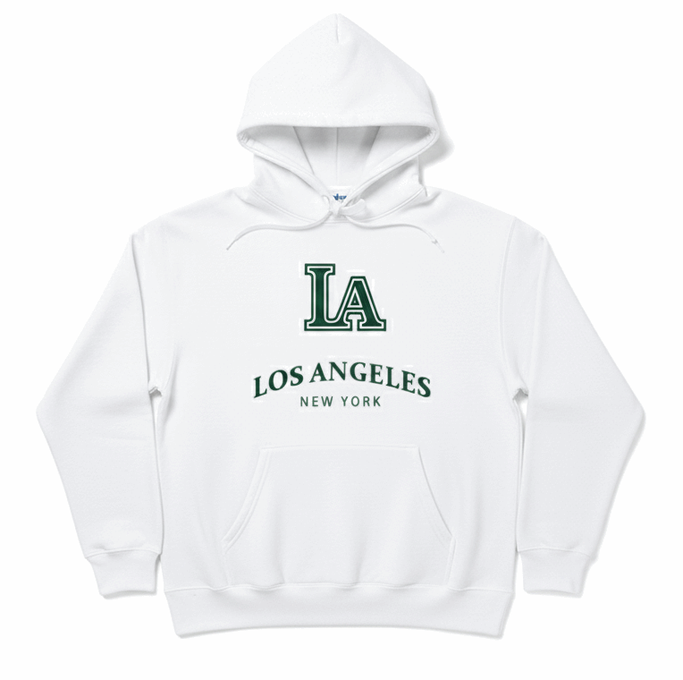 LA NY Embroidered Hoodie